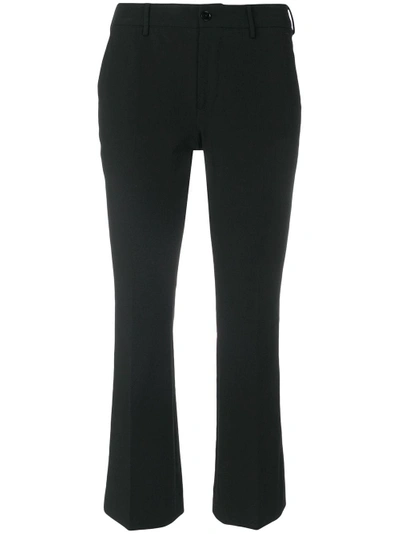 tailored cropped trousers