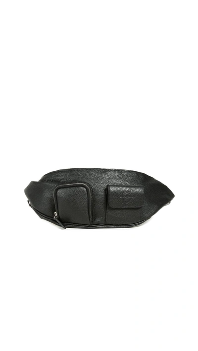 Shop Avec La Troupe Major Belt Bag In Black