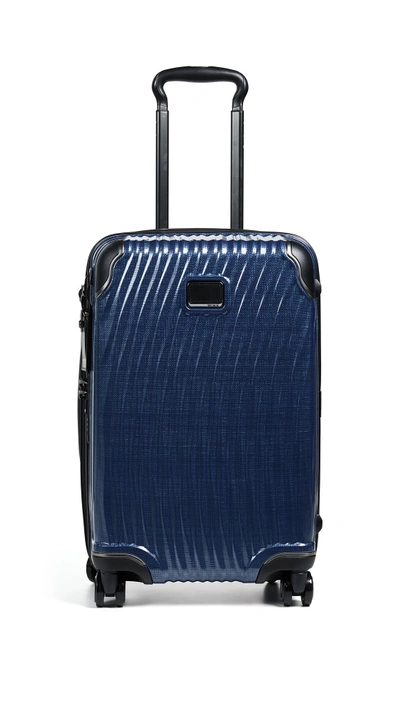 Shop Tumi International Carry On Suitcase In Navy