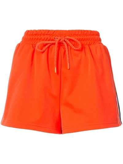 Shop Fenty X Puma Side Split Shorts - Red