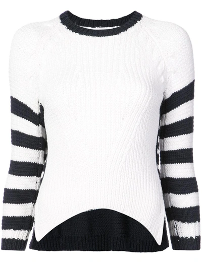 Shop Spencer Vladimir Contrast Striped Sweater