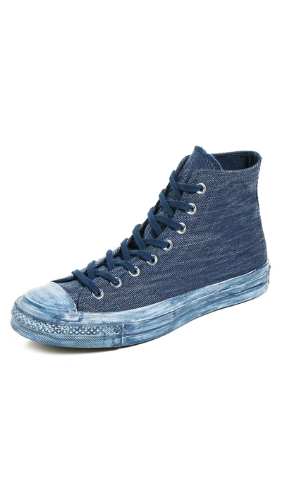 Shop Converse Chuck Taylor All Star 70 High Top Sneakers In Navy