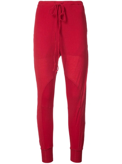Shop Lost & Found Ribbed Knit Trousers