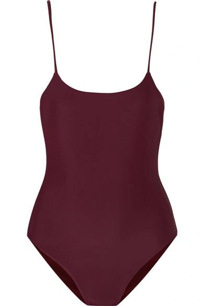 Shop Jade Swim Trophy Swimsuit In Grape