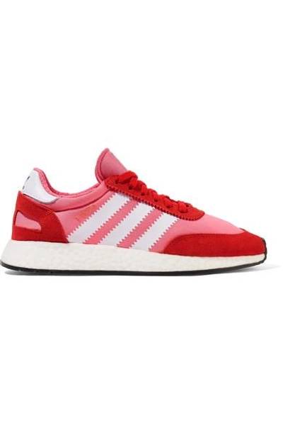 Shop Adidas Originals I-5923 Neoprene And Suede Sneakers In Pink