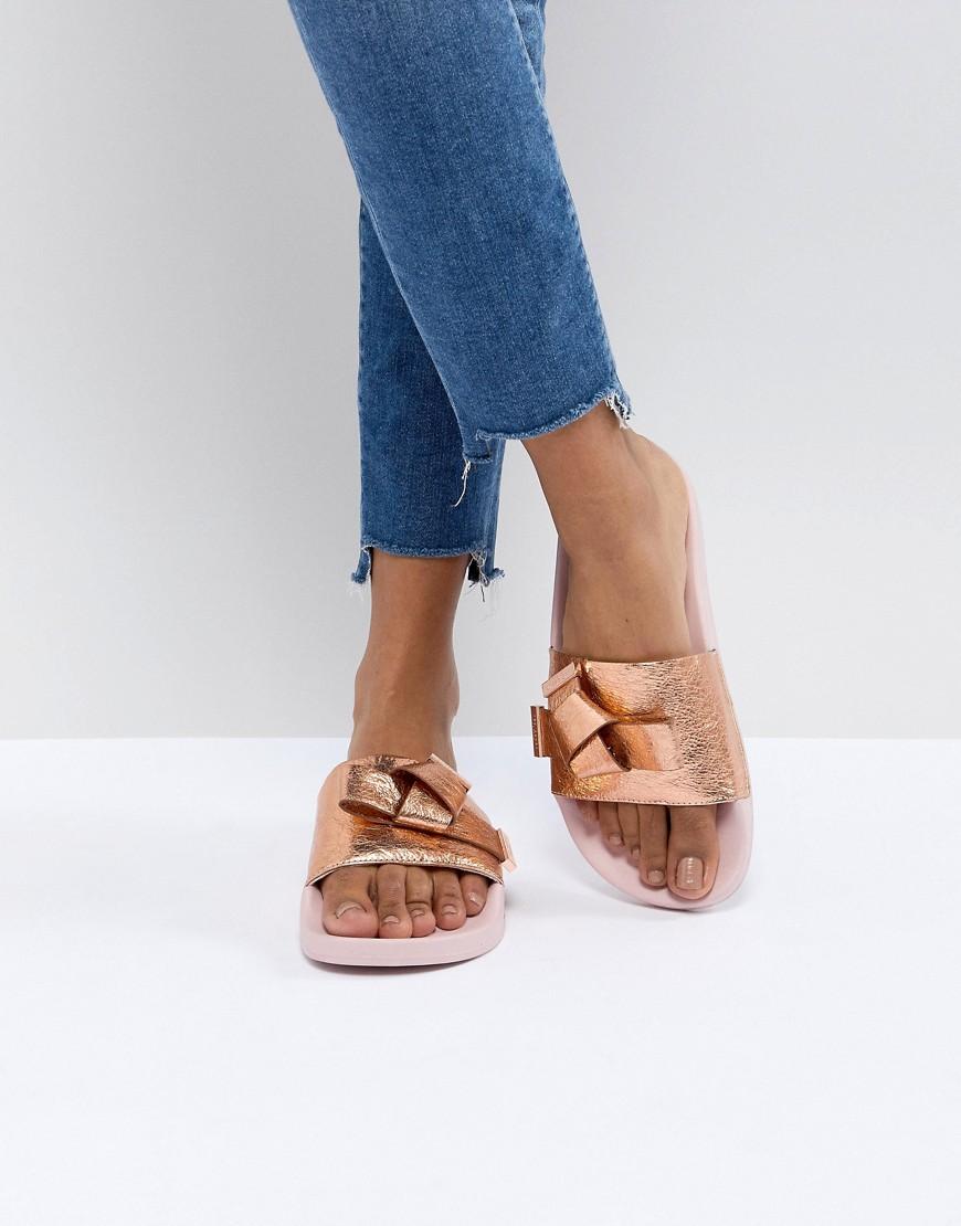 ted baker sliders rose gold