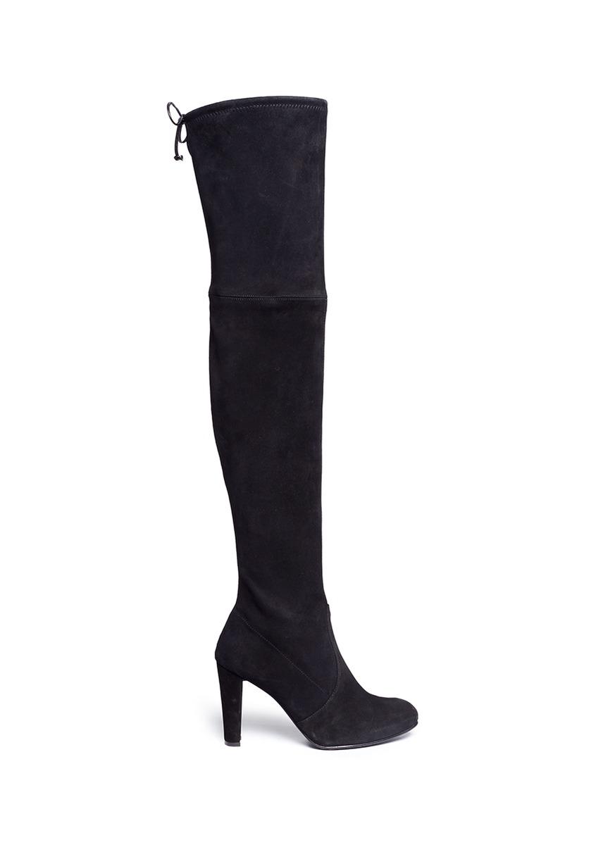 stuart weitzman boots highland black