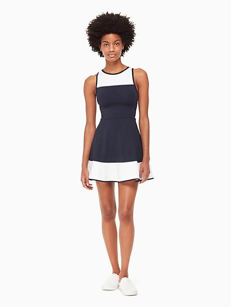 kate spade white colorblock dress