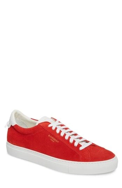Shop Givenchy 'urban Knots Lo' Sneaker In Red/ White