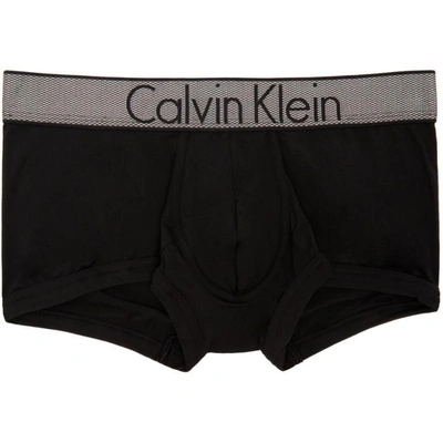 Shop Calvin Klein Underwear Black Low-rise Boxer Briefs In 001 Black