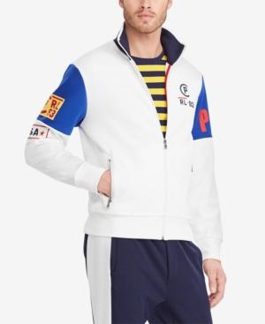 ralph lauren double knit track jacket