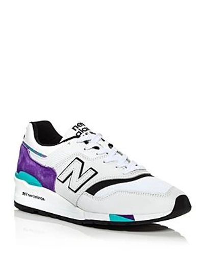 New Balance 997 Made In Usa Sneakers In White purple ModeSens