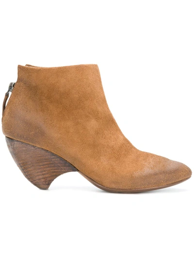 Shop Marsèll Curved Heel Ankle Boots