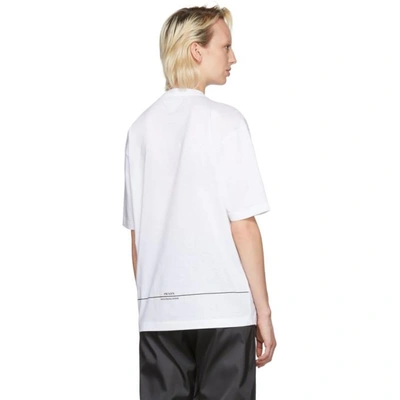 Shop Prada Ssense Exclusive White Arca Edition Tormenta T-shirt In F0009