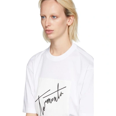 Shop Prada Ssense Exclusive White Arca Edition Tormenta T-shirt In F0009
