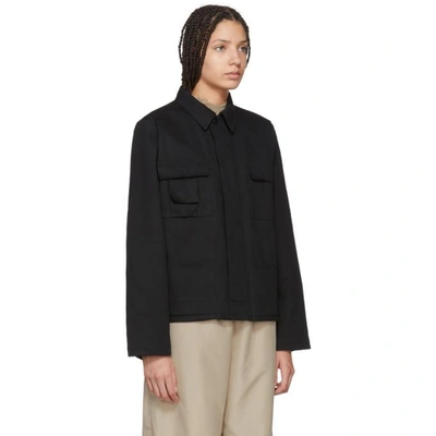 Shop 032c Black Wwb Workers Jacket