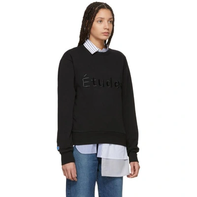 Shop Etudes Studio Etudes Black Logo Sweatshirt