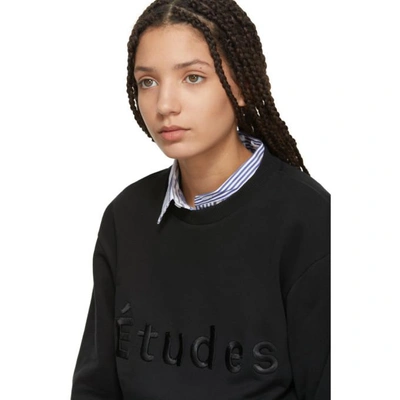 Shop Etudes Studio Etudes Black Logo Sweatshirt