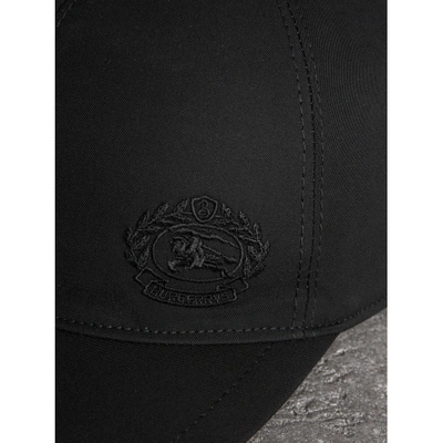 Shop Burberry Archive Logo Baseball Cap In Black