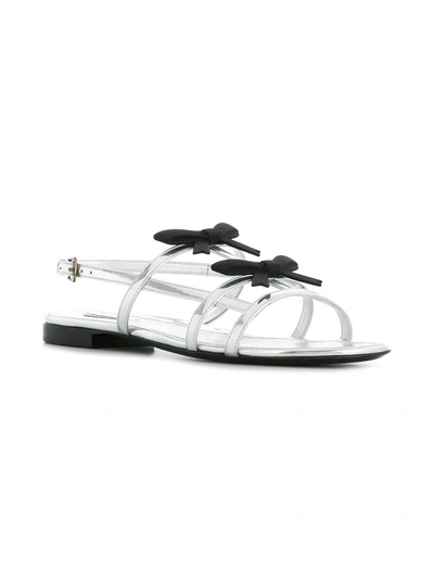 Shop Fabrizio Viti Take A Bow Flat Sandal