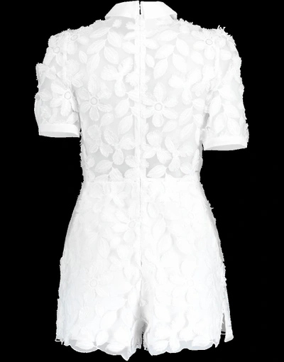 Shop Alexis Embroidered Pierra Romper In White