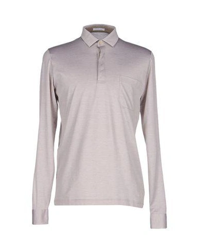 Shop La Perla Polo Shirt In Dove Grey