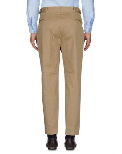 Shop Gucci Casual Pants In Sand