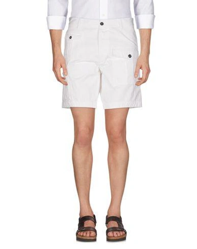 Shop Dsquared2 Shorts & Bermuda In White