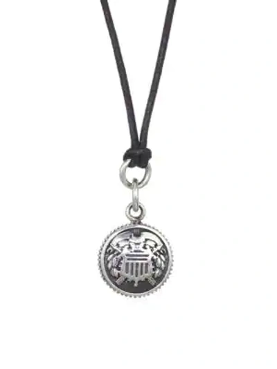 Shop King Baby Studio American Voices Sterling Silver Shield Pendant Necklace