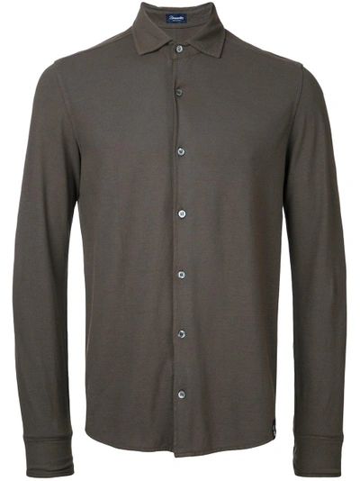 Shop Drumohr Plain Shirt