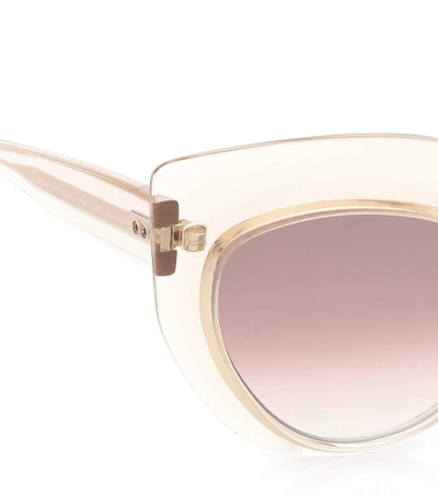 Shop Dita Eyewear Conique Cat-eye Sunglasses In Pink