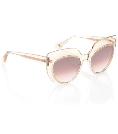 Shop Dita Eyewear Conique Cat-eye Sunglasses In Pink