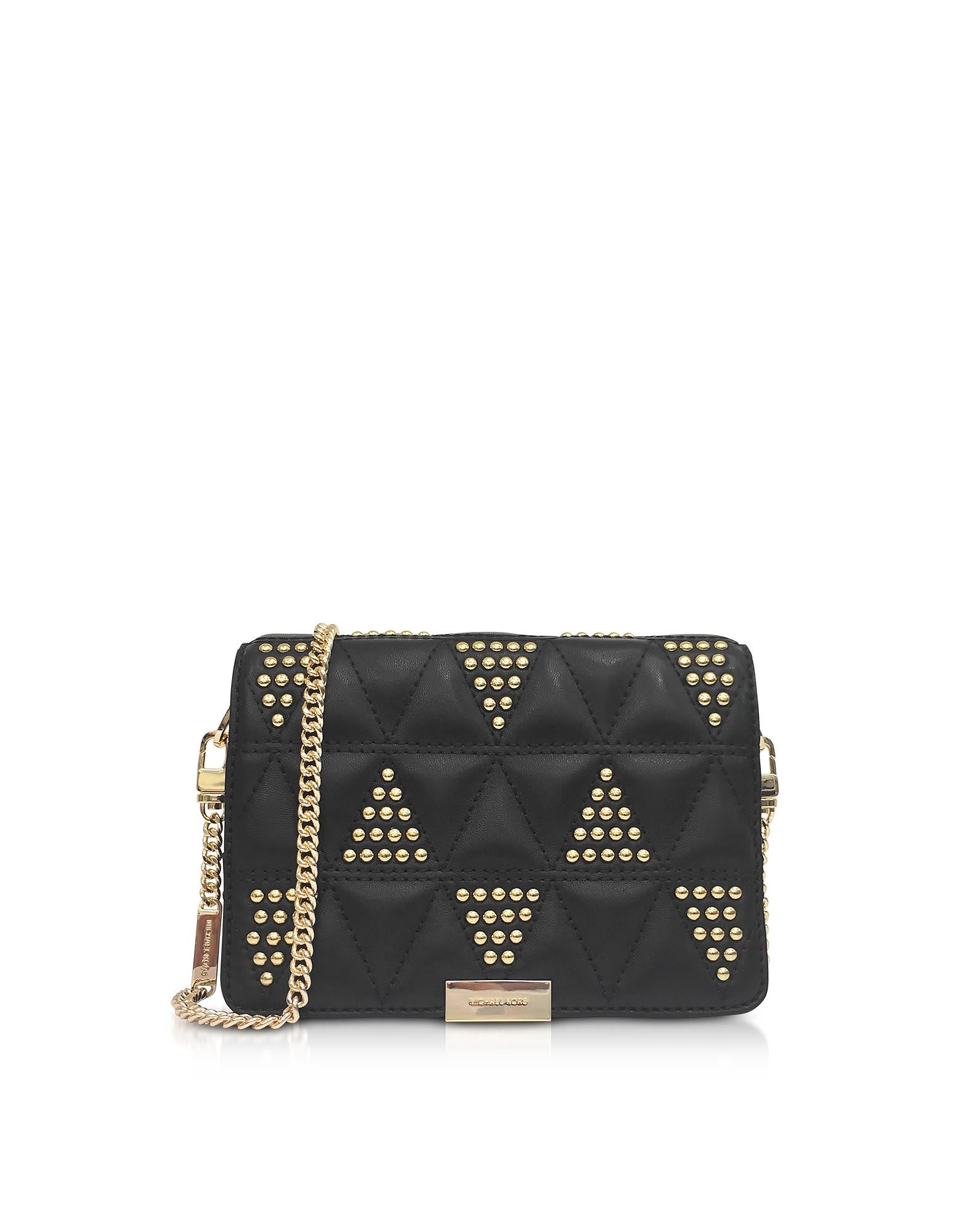 michael kors studded clutch