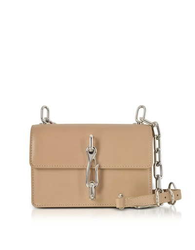 Shop Alexander Wang Hook Nude Leather Small Crossbody Bag