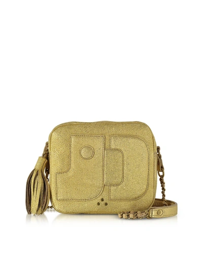 Shop Jérôme Dreyfuss Golden Leather Pascal Shoulder Bag