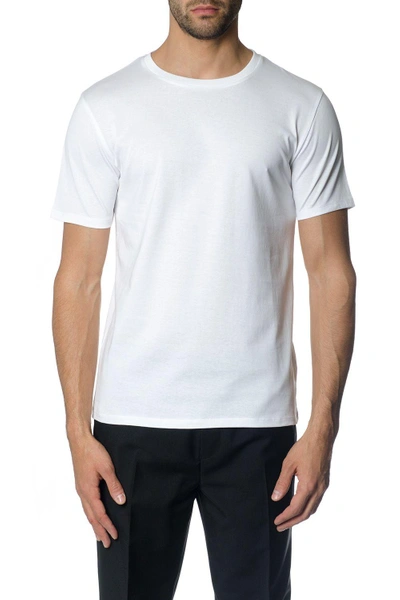 Shop Acne Studios White Jersey Cotton T-shirt
