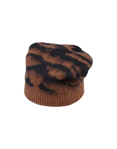 Shop Rochas Hats In Brown