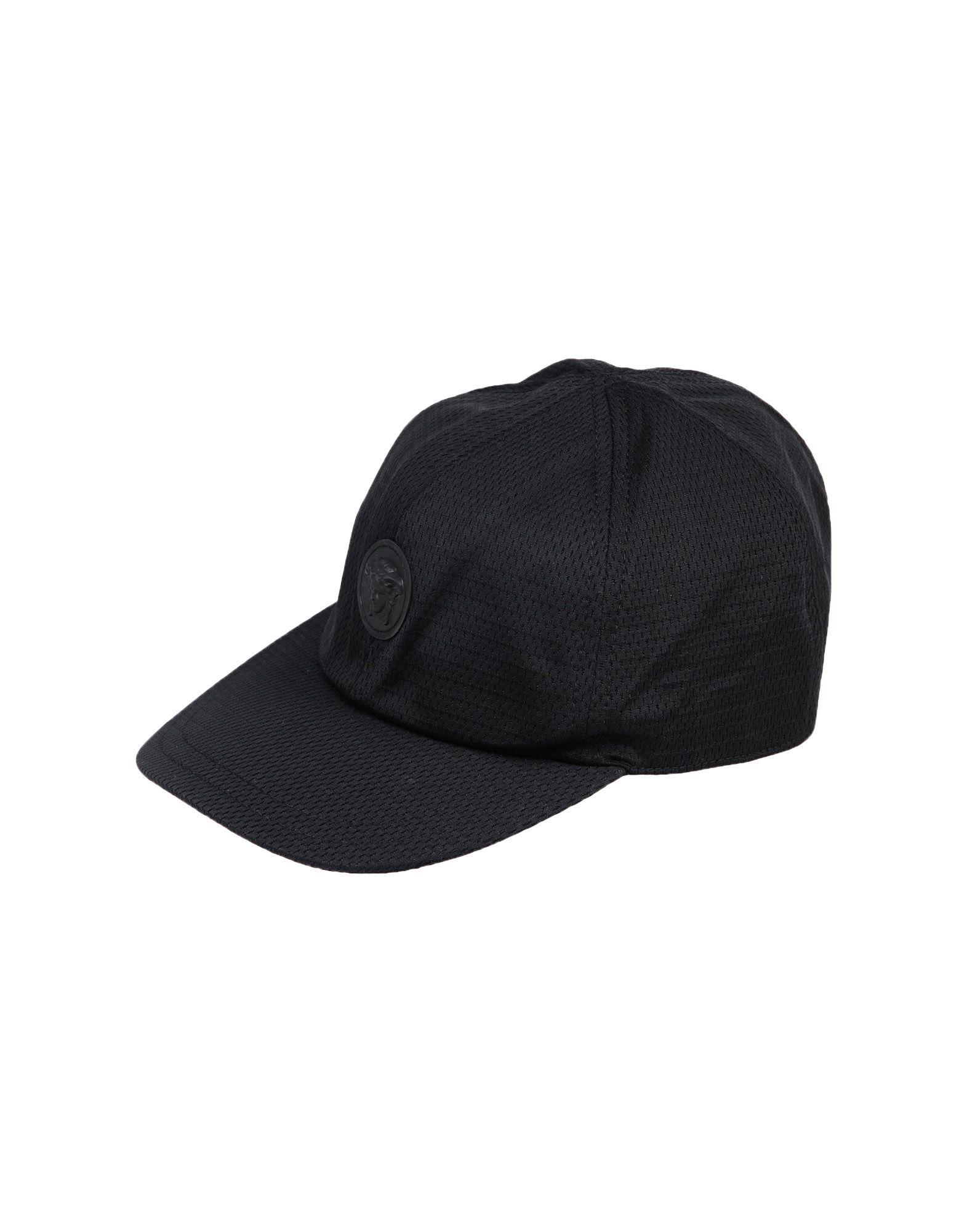 black versace hat