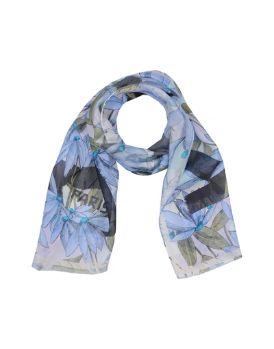 Shop Kenzo Scarves In Lilac