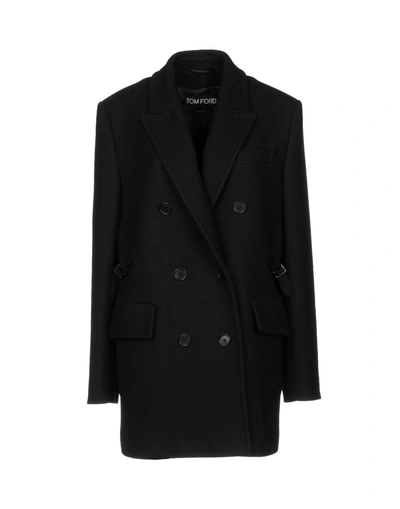 Shop Tom Ford Coat In Black