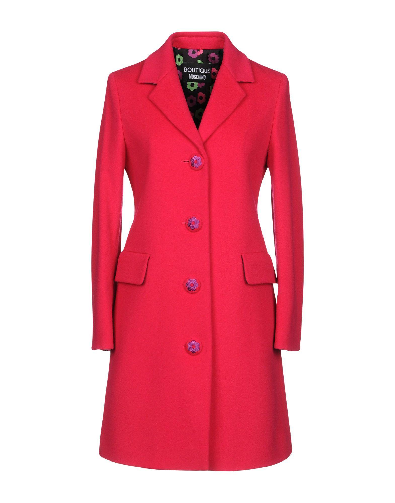 Boutique Moschino Coat In Fuchsia | ModeSens
