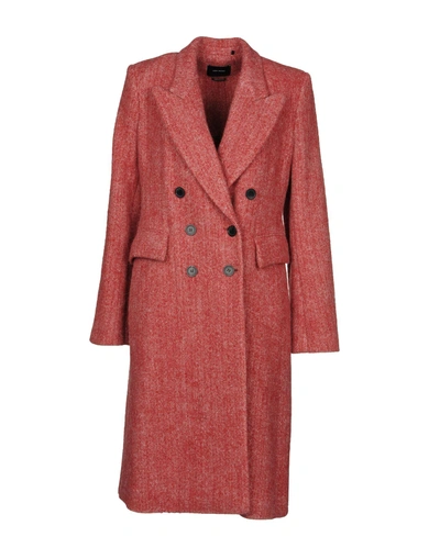 Shop Isabel Marant Coat In Red