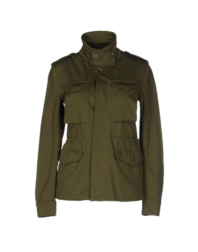 Shop Nlst Jackets In Military Green