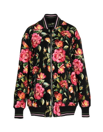 Shop Dolce & Gabbana Bomber In Black