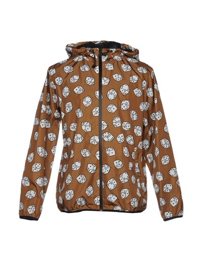 Shop Msgm Full-length Jacket In Brown