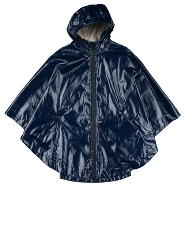 Shop Add Cape In Dark Blue