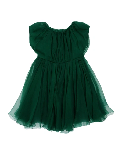 Shop Dolce & Gabbana Kleid In Green