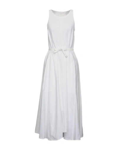 Shop Lemaire Midi Dress In White