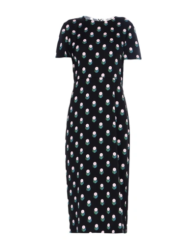 Shop Diane Von Furstenberg 3/4 Length Dresses In Black