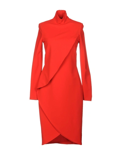 Shop Givenchy Knee-length Dress In Red